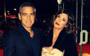 Clooney and canalis in sardinia