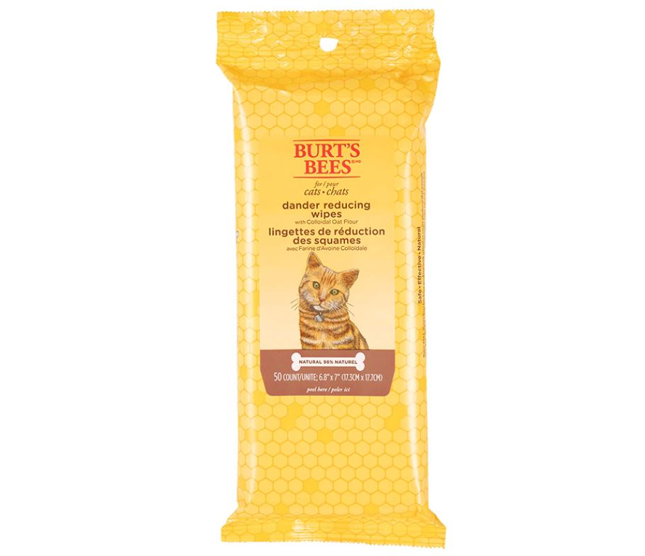 Burt’s Bees dander-reducing wipes