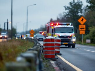 Traffic disruption on A90 after early morning crash