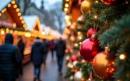 Aberdeen's Christmas Village with festive lights and attractions