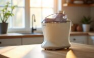 Various ice cream makers for home use displayed