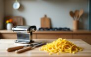 A variety of pasta makers for home cooking