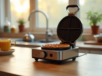 Delicious waffles made with a top waffle maker