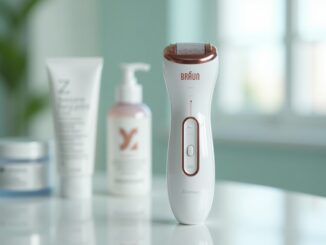 Braun Skin i-Expert Pro 7 in uso per la cura della pelle