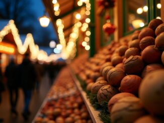 Buckie celebrates with festive lights during the switch-on event