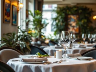 Cafe Boheme restaurant in Aberdeen, UK, recognized for excellence