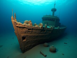 HMS Hawke shipwreck discovery showcasing maritime history