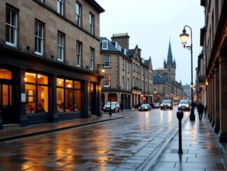 Panorama di Elgin con nuovi progetti urbanistici