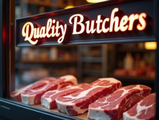 Ewan Morrice Quality Butchers receiving local award