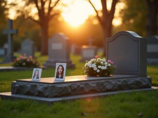 A grieving family mourning after a tragic accident