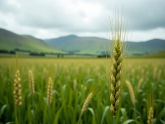 Farmers protesting against budget changes affecting agriculture