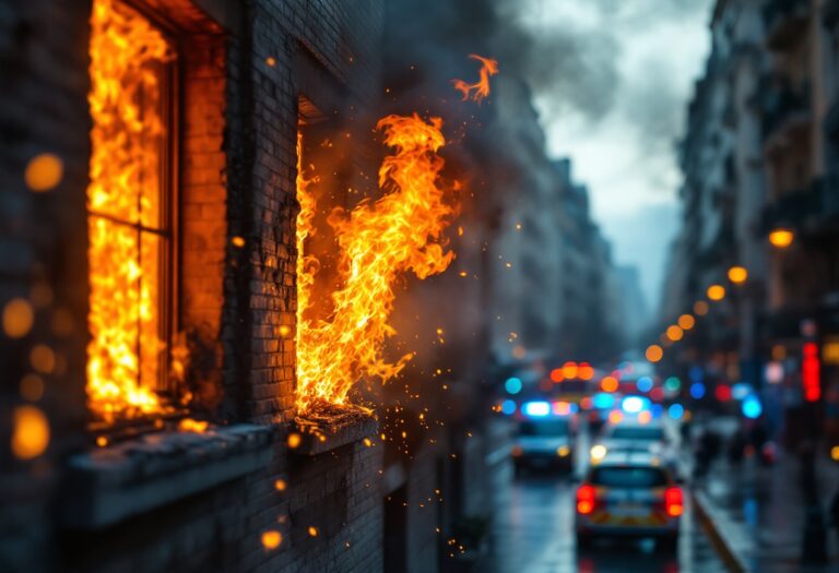 Firefighters Tackle Flat Fire in Aberdeen City Centre