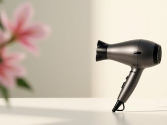 GHD Helios hair dryer showcasing sleek design and features