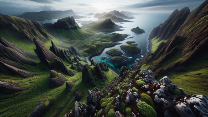 A Glasgow couple exploring the scenic Isle of Rum