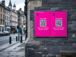 Mysterious pink posters displayed in Aberdeen city centre