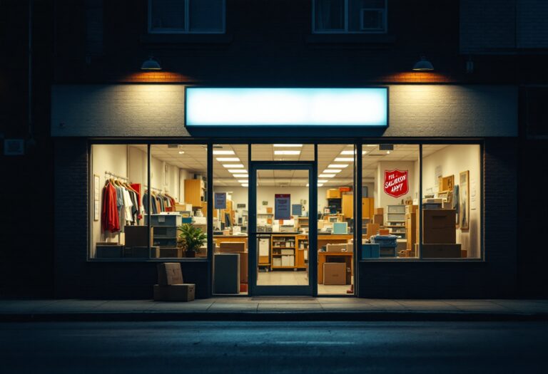 New Salvation Army Donation Centre in Aberdeen