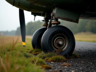 Parts of a rare World War II fighter plane in Moray