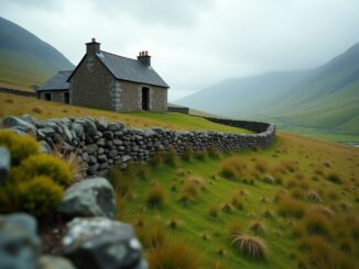 Vacant crofts in the Scottish Highlands ready for revitalization