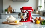 SMEG hand mixer in a kitchen setting