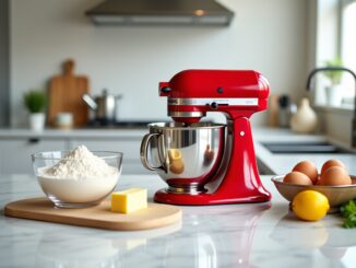 SMEG hand mixer in a kitchen setting