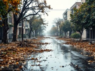 Destruction caused by Storm Bert in the UK