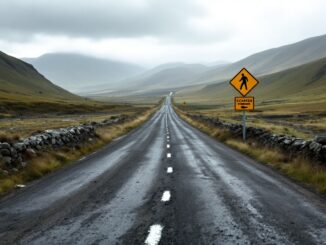 Scenic view of the Aberdeen-Inverness transport route