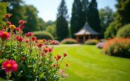 Jim McColl celebrating his gardening achievements