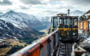 Cairngorm funicular railway undergoing repairs