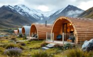 Luxurious glamping tent with mountain views near Ben Nevis