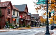 Scenic view of Elgin's Little Canada neighborhood