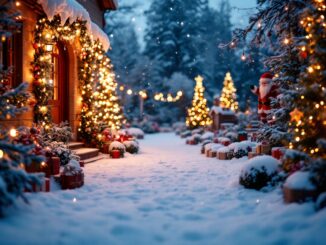 A family celebrating the festive season in Northfield