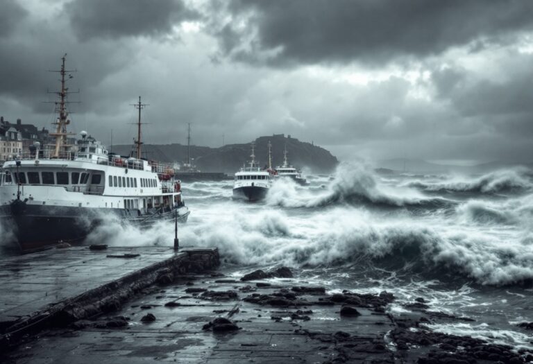 Severe Weather Disrupts Ferry Services in Scotland