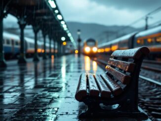 ScotRail train affected by severe weather conditions