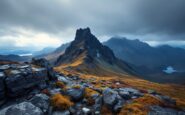 Stormy weather over Scotland's Highlands and Islands