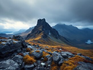 Stormy weather over Scotland's Highlands and Islands