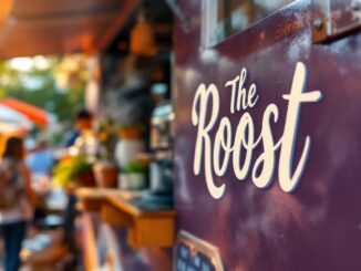 The Roost coffee truck serving customers in Aberdeen