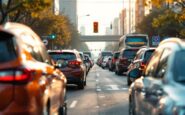 Traffic congestion at Skene Square following a morning crash