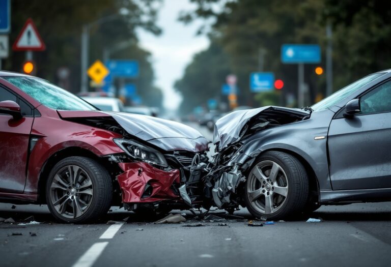 Two-Car Collision on B9001 in Inverurie