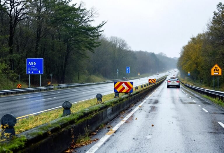 A96 Road Closure After Serious Crash Near Fochabers