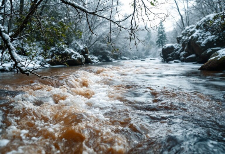 Flood Alerts Amid Rising Temperatures in North