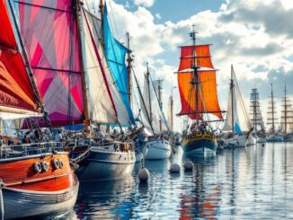 Volunteers engaging at the Tall Ships Races 2025 event