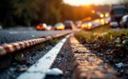 Traffic jam on A11 road due to major accident