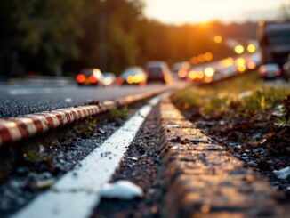 Traffic jam on A11 road due to major accident