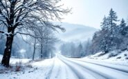 Severe winter weather in the UK with snow and storms