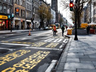 Nuove vie pedonali ad Aberdeen High Street