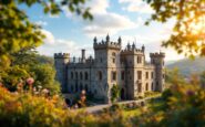 Armadale Castle surrounded by lush greenery